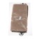 Kittail in the front seat, natural wool, short pile, beige