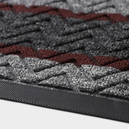 Rap -up mat, moisture -drinking share, with a edging, 40 × 59 cm, color gray color-4