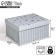 Gift folding box, packaging, “stylish house”, 31.2 x 25.6 x 16.1 cm