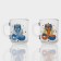 New Year's glass tea mug "Mystical snakes", 200 ml, mix