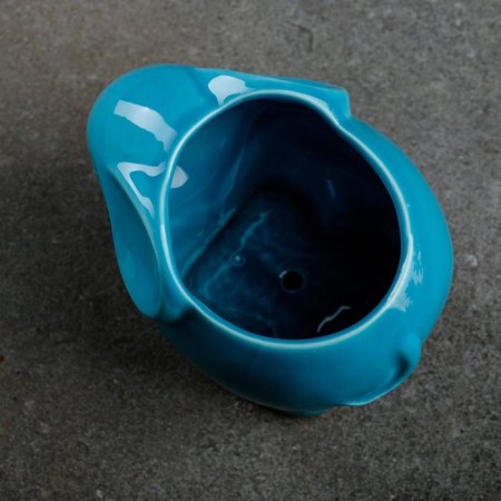 Pot "Elephant" Blue, 12x8.5x10cm-4