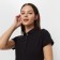 T-shirt (Polo) Women's Minaku Regular Fit: White Color, Rr. 46