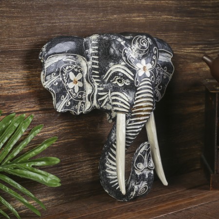 Souvenir tree "Elephant Head" 28x26x10.5 cm-1