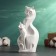 Figure "Catfits with a bend" White, 17cm
