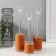 Summary metal, acrylic "reliability" d = 2.2 cm, set 3 pcs h = 27 cm, 24.5 cm, 23 cm