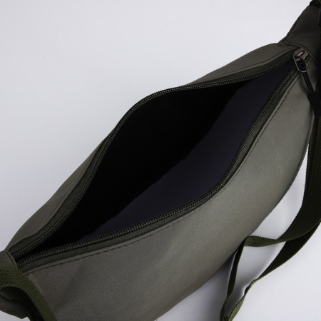 Women's bag from textiles, 30x17x6 cm, green-5