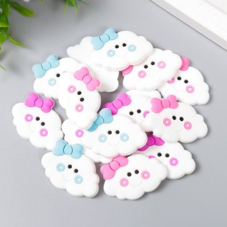 Decor for creativity rubber "Rushi Cloud" set 15 pcs mix 2.5x3.5 cm-1