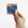 Happy New Year postcard, Botany, 7 x 7 cm, New Year