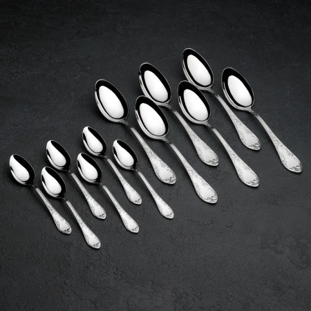 A set of cutlery "Ambassador", 24 items, decorative box, silver color-4