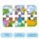 Soft puzzle for kids "dinosaurs", 6 parts, crumb I