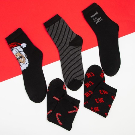 A set of men's socks KAFTAN "Man No. 1" 5 pairs, size 41-44 (27-29 cm)-1