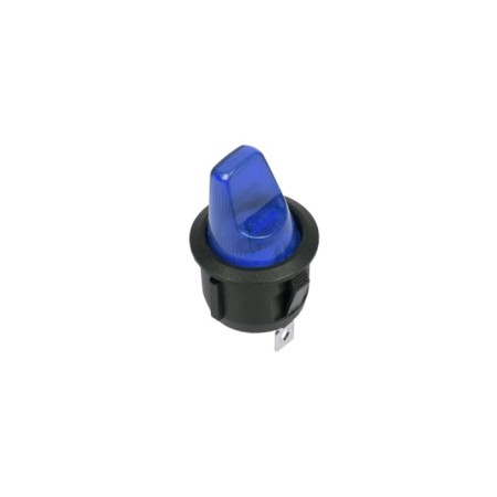 Switch Clay Round 250V 6A (3C) On-OFF Blue Rexant (Rack of 12V)