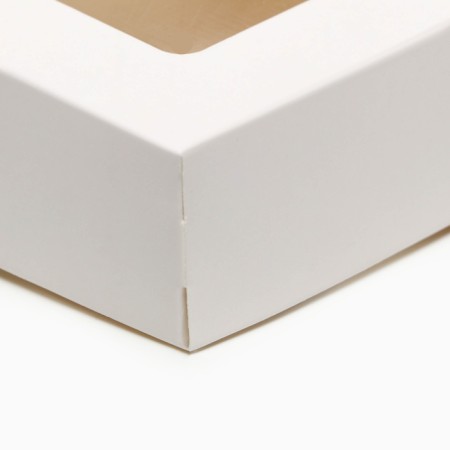 Container for removal, with a window, white, 10 x 8 x 3.5 cm, set 10 pcs.-2
