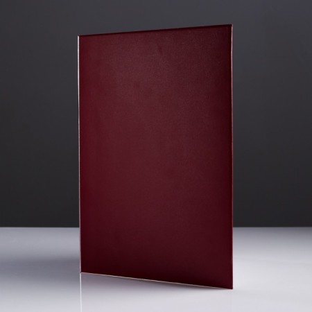 Address folder "universal" boumvinyl, soft, burgundy, A4