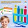 Developing set-soroter "Color cones", colored bombs, tweezers