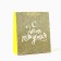 Laminated vertical packet “Happy Birthday”, glitter, ml, 23 × 27 × 11.5 cm