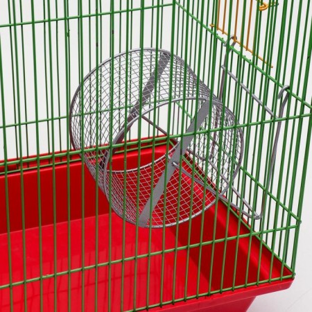 Wheel for rodents metal, mesh, 14 cm, chrome-5