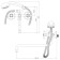 Lemark Promotion LM6041C bathtub mixer, two -welfare, pour 361 mm, watering can, chrome