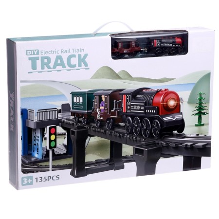 Retro railway, works from batteries-13