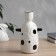 VAZ Coramics Table "Picasso" (manual painting) doll, 23.5x8.5 cm, black and white