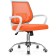 Children's armchair Ergoplus metal/fabric, chrome/orange 61x55x84 cm