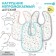 Bibs laid Children's baby, color mix (packing 3 pcs)