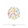 Photo scatter round, size 150x150 cm, Saten