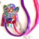 Hair strand on a hairpin, 2 pieces