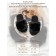 Bunny slippers, size 40-41, black color