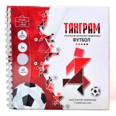 Magnetic puzzle "Tangram. Football"