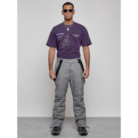 Semi -combinezone ski insulated male winter, size 48, color gray color-13