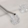 Spoon-pipe for a stainless steel cocktail “butterfly”, length 21 cm, silver color