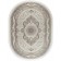 Oval carpet Mashad 1500 G144, size 80x150 cm