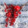 Decor "Winter charm" a twig with berries and an apple, 22 cm