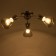 Svetogor chandelier "Shadow" 3x60W E27 chrome 65x65x22cm