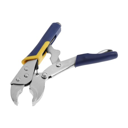 The clip of manual tundra, reinforced semicircular capture, with a latch, 2k handles, 175 mm