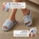 Women's slippers 40-41, gray color