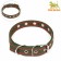 Collar of tarpaulin dimensionless two -layer, 58 x 2.5 cm, khaki/red