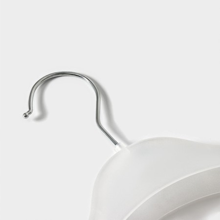 Shoulders - clothing hanger, 38 × 23 cm, transparent color-1