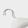Shoulders - clothing hanger, 38 × 23 cm, transparent color