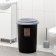 Eco Garbage bucket, 50 l, gray color