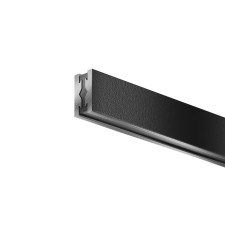 The overhead tire/suspended Technical TRX154-112B Busbar Trunkings Flarity, 2000x8.5x15 mm, black color is black