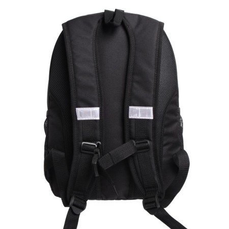 Youth backpack, 42 ​​x 31 x 13 cm, ergonomic back, Stavia "megapolis", black-4