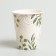 A set of paper dishes is a one -time nature ”, 6 plates, 6 glasses, 1 garland