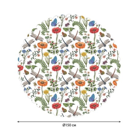 The tablecloth "Field sketches", round, Saten, d = 150 cm-1