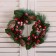 New Year's wreath D-16 cm "Winter magic" berries and cones