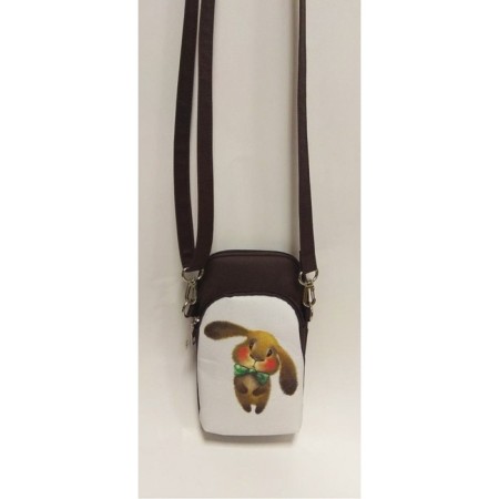 Female umka colibri brown. Oxford Bunny with a bow-2