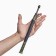 Souvenir weapon suspended mini "anime sword", keychain, 28 cm, black with gold