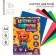 Cardboard of color A4, 6 sheets 6 colors non -unilateral "September 1: Kitik"