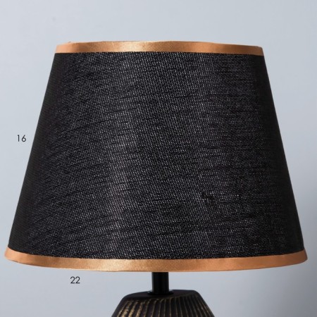 Allano table lamp E14 40W black and gold 20x25x39 cm Risalux-3